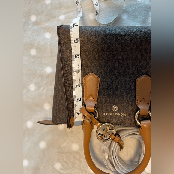 Michael Kors Signature Kris Small Satchel - Picture 10 of 14